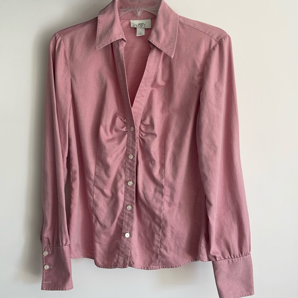 Loft button up blouse.